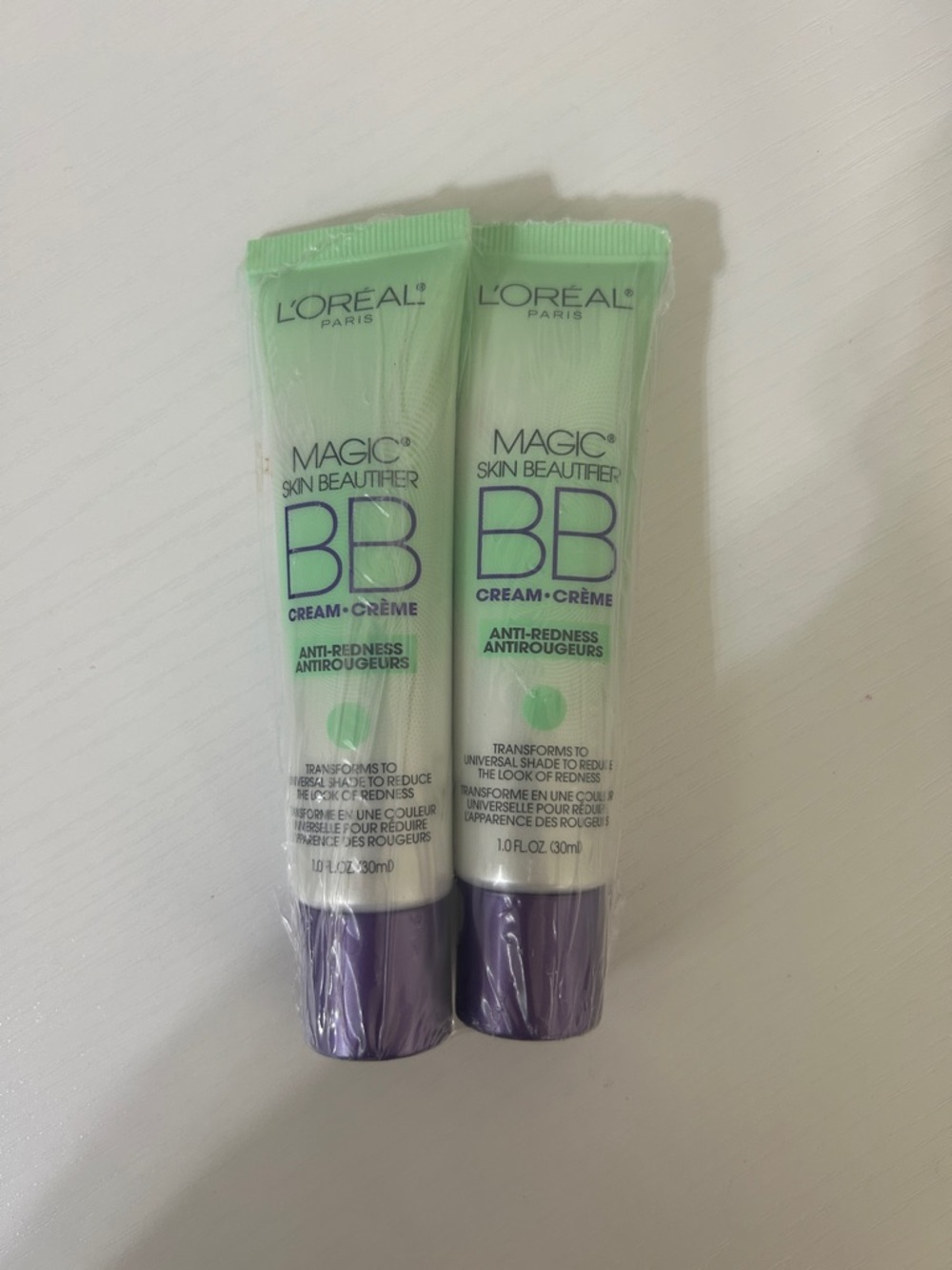 Set of 2 L’Oréal Magic Skin Beautifier BB Cream - Anti-Redness #820